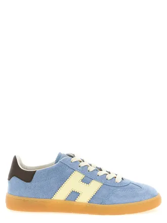 Hogan Blue Calfskin Womens Sneakers