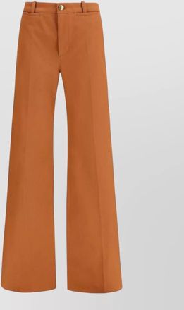 Chlo&eacute; wide leg trousers with pockets and loops