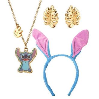 Disney Headband, Earring, and Necklace Set, 16 + 3 Necklace in Multi, Blue at Nordstrom