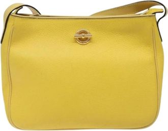 Celine Pre-owned Vintage schoudertas - Dames - Vintage Schoudertas - Geel - ONE Size - Leer - Vintage