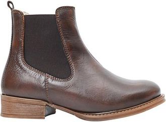 Ten Points Pandora Chelsea Boots Wool Winterschuhe f&uuml;r Damen | braun/grau