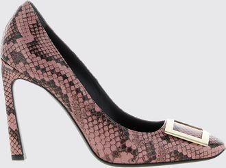 Roger Vivier D&eacute;collet&eacute; Trompette in pelle stampa pitone con tacco alto