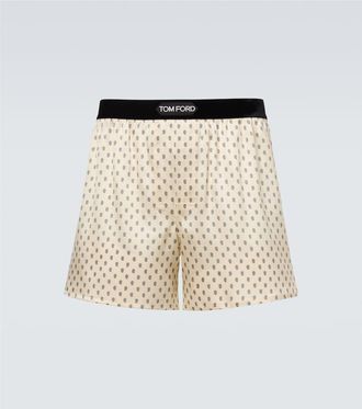 Tom Ford Paisley silk-blend boxers
