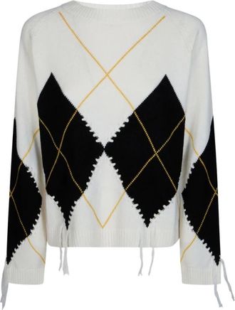 Pinko Round-neck Truien - Dames - Ronde hals truien - Zwart - S - Truien & Vesten