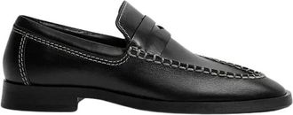 Miista Lucan Loafers - Dames - Loafers - Zwart - 37 EU - Leer - Schoenen