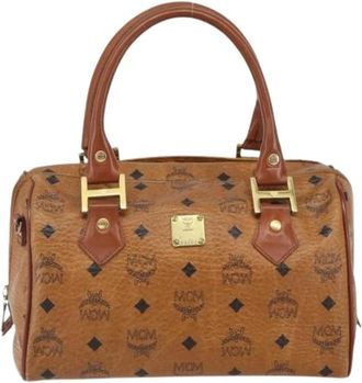 MCM Pre-owned Canvas Handtas - Dames - Vintage Handtas - Bruin - ONE Size - Vintage