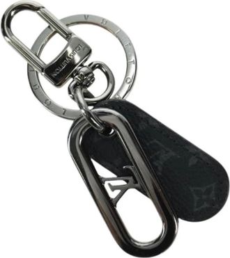 Louis Vuitton Pre-owned Accessories, female, Black, Size: ONE SIZE Pre-owned Canvas Key Holder
