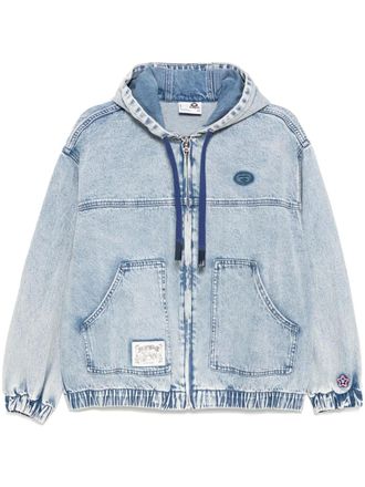 Aape By A Bathing Ape Light Weight hooded jacket - Blue