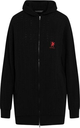 Balenciaga Kleedjes, Dames, Zwart, S, Wol, Hooded Mini Dress