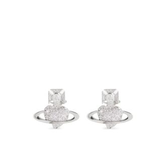 Vivienne Westwood Agnatha Earrings - female - Vivienne Westwood - Earrings - Gray - ONE SIZE - Accessories