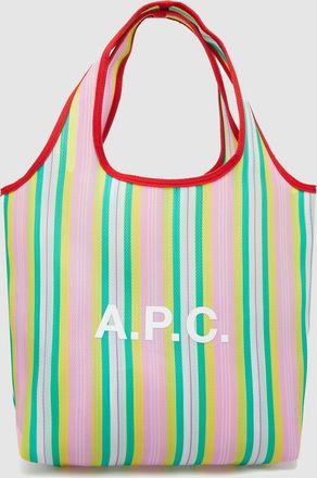 A.P.C. Tote Ninon Rose Multicolore, Capsule High Summer