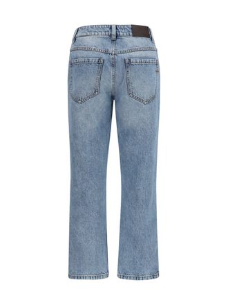 Brunello Cucinelli Womens Denim Pants Iconic Blue Cotton Jean