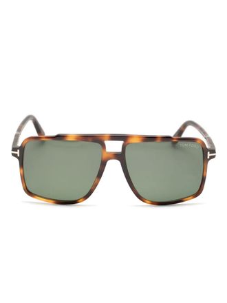Tom Ford Eyewear pilot-frame sunglasses - Brown