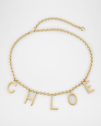 Chloé Logo Letters Belt