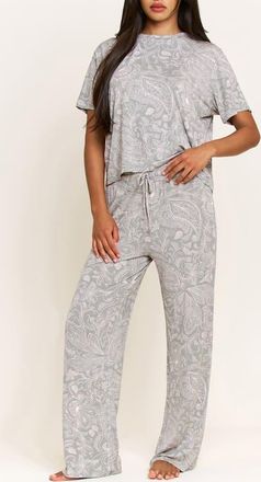 Honeydew Intimates All American Pajamas in Soft Olive Paisley at Nordstrom, Size X-Small