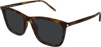 Saint Laurent SL 851 Zonnebril - unisex - Zonnebrillen - Bruin - 56 MM - Nylon - Accessoires