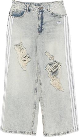 adidas Gerafelde jeans - Blauw
