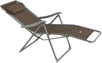 Hesperide Tumbona Relax Beige Oscuro, Plegable, Con Respaldo Regulable