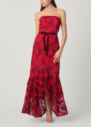 Shoshanna Midnight Cierra Delancey Lace Dress in Red/burgundy at Nordstrom, Size 0