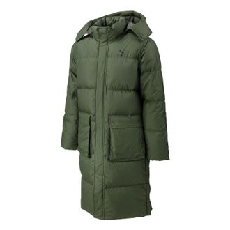 Puma Teamliga Long Down Coat Green 539572-64