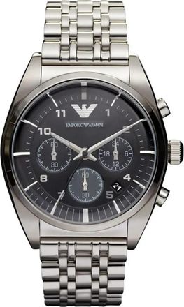 Emporio Armani Horloges - Heren - Horloges - Grijs - ONE Size - Accessoires