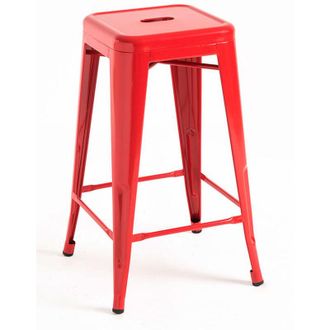 Regalos Miguel Regalos Miguel - Packs Taburetes Bajos - Pack 2 Taburetes Torix Bajos - Rojo