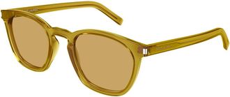 Saint Laurent SL 28 053 Mens Sunglasses Green Size 49 - Free RX Lenses - Free RX Lenses
