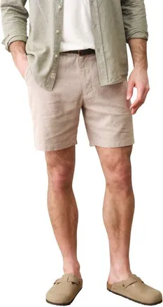Marine Layer Saturday Hemp Chino Shorts in Taupe at Nordstrom, Size Xx-Large