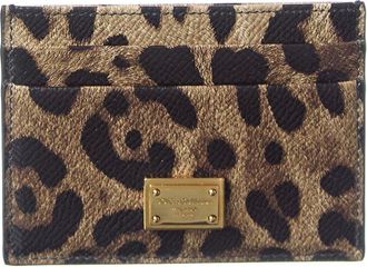 Dolce & Gabbana Dauphine Leather Card Holder