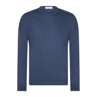 Gran Sasso Paricollo M/L - Heren - Truien - Blauw - Maat: 5XL Wol