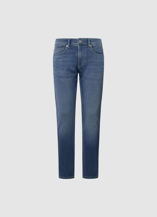 Pepe Jeans London Slim-fit-Jeans PEPE JEANS SLIM GYMDIGO JEANS, Herren, Gr. 30, L&auml;nge 32, blau (medium used gymdigo), Denim/Jeans, Obermaterial: 98% Baumwolle, 2% Elast