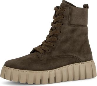 Gabor Dreamvelour Enkellaars - Dames - Schoenen - Bruin - Maat: 37 1/2 EU