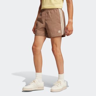 adidas Shorts ADIDAS ORIGINALS ADICOLOR CLASSICS SPRINTER, Herren, Gr. 3XL, N-Gr, braun (trace braun, wonder wei&szlig;, normal, gr.), Obermaterial: 100% Polyamid,