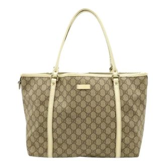Gucci Pre-owned Tote Bags, female, Beige, Size: ONE SIZE Pre-owned Leather gucci-bags