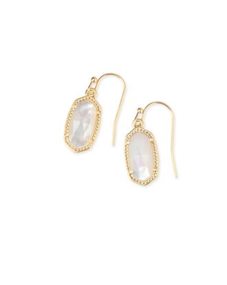 Kendra Scott Womens Lee Drop Hook Earrings In Gold Ivory Mother Of Pearl