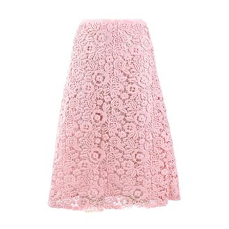 Miu Miu Geplooide Polyester Rok - Dames - Rokken - Roze - Maat: XS Poliester