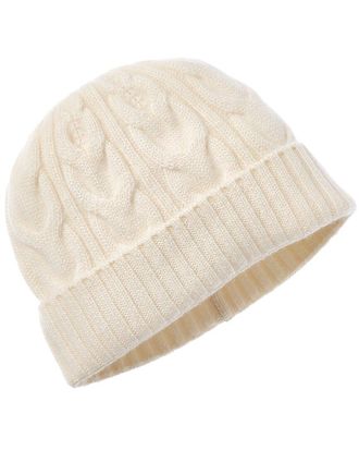 Bruno Magli Cable Cuffed Cashmere Hat