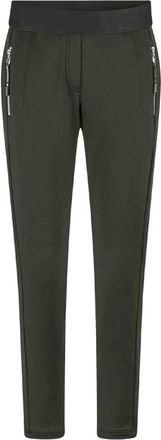 Raffaello Rossi Broeken, Dames, Groen, 2Xl, Natina Ribbon Jogger Broek