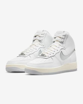 Nike Air Force 1 Sculpt DC3590-101 Sneaker White Leather Lifestyle Shoes