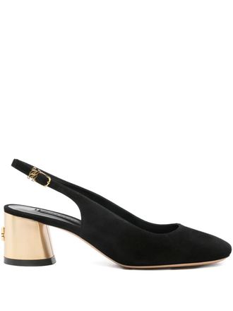 Casadei 60mm round-toe pumps - Black