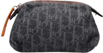Dior Pre-owned Denim Pouch - Dames - Vintage Accessoires - Blauw - ONE Size - Denim - Vintage