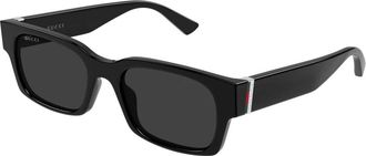 Gucci Gg 2084S Zonnebrillen - Heren - Zonnebrillen - Zwart - 52 MM - Accessoires