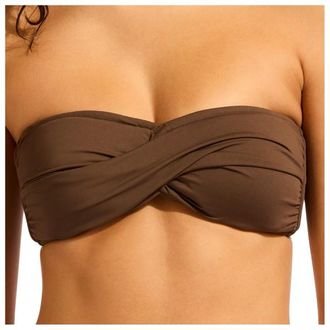 Seafolly Collective Twist Bandeau Bikini-Top f&uuml;r Damen | orange