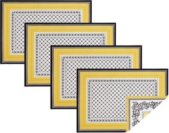 Villeroy & Boch Set Of 4 Audun Stain & Water Resistant Placemats