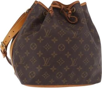 Louis Vuitton Pre-owned Petit No&eacute; Bucket Bag - Dames - Vintage Tas - Bruin - ONE Size - Leer - Vintage