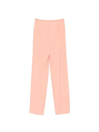 Emporio Armani Wide-Leg High-Waisted Trousers - Apricot