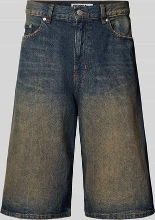 Review Baggy Fit Jeans Shorts im 5-Pocket-Design - Jorts in Dunkelblau, Gr&ouml;&szlig;e XXL