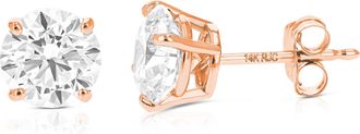 Vir Jewels 3 cttw Lab Grown Diamond Stud Earrings in 14K Gold With Push Backs For Women
