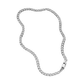 Diesel D Logo Ketting - Heren - Accessoires - Grijs - Maat: ONE Size