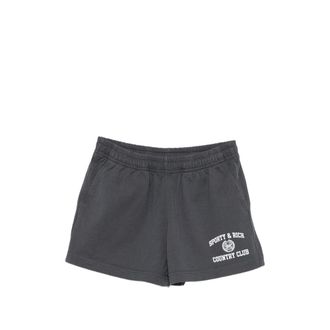 Sporty & Rich Logo-print Elasticated Shorts